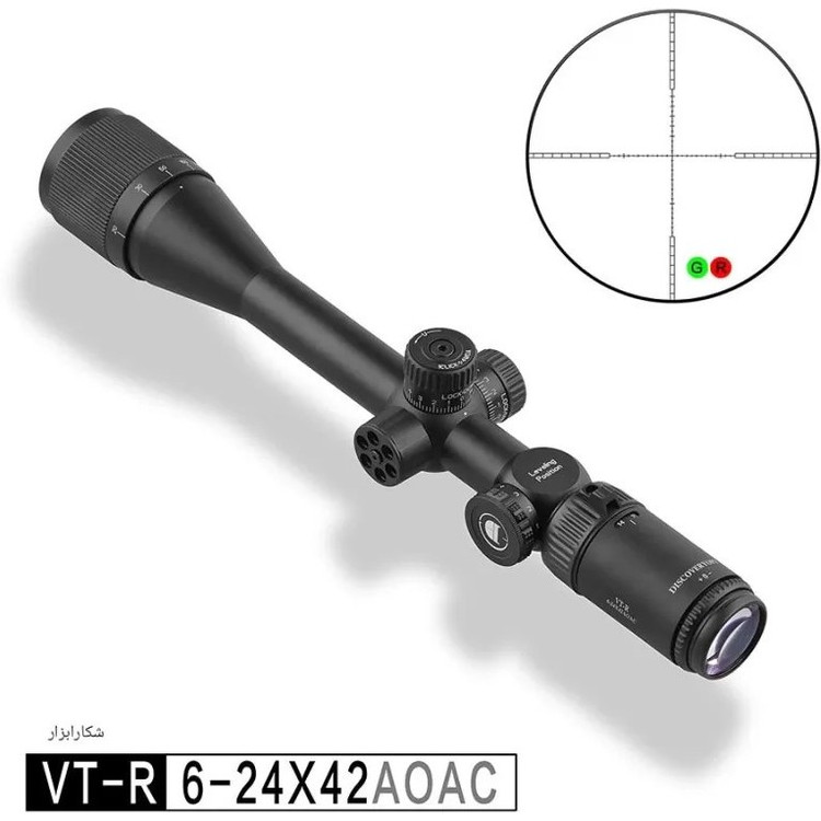 دوربین تفنگ دیسکاوری مدل VT-R 6-24X42 AOAC
